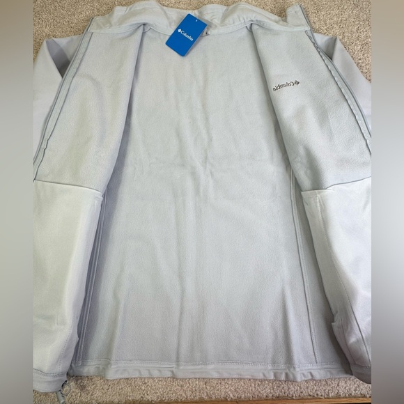 Columbia Women’s 3X Herald Square Softshell Light Blue Lined Jacket Coat • NEW - Picture 5 of 10